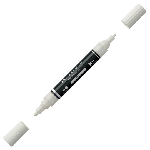 Marcador acrílico FABER-CASTELL Multimark branco 101