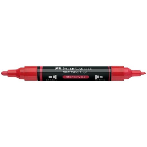 Faber-Castell Multimark acrylic marker, red, 219