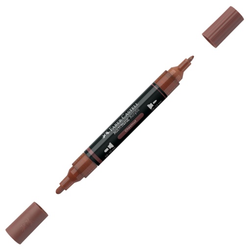 Marcador acrílico FABER-CASTELL Multimark castanho 378