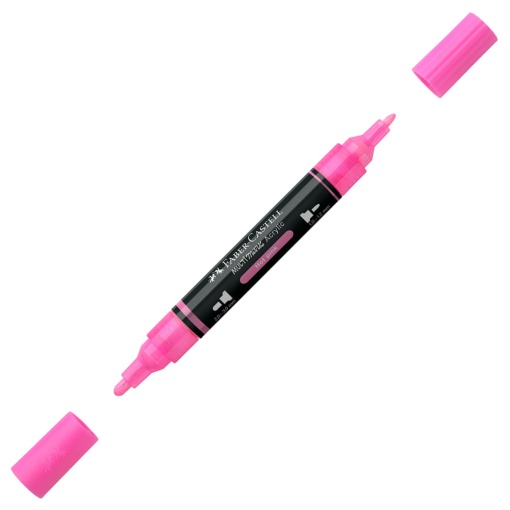Marcador acrílico FABER-CASTELL Multimark rosa 329