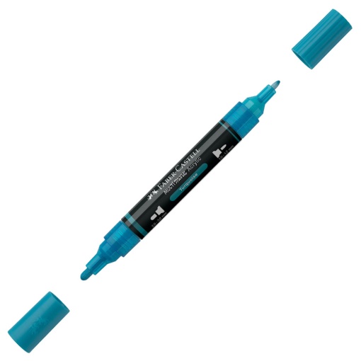 Marcador acrílico FABER-CASTELL Multimark turquesa 313