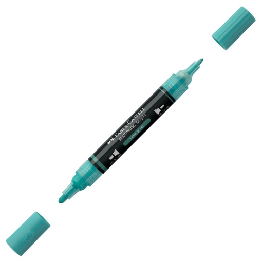 Marcador acrílico FABER-CASTELL Multimark verde água 276