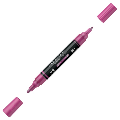 Marcador acrílico FABER-CASTELL Multimark rosa metálico 290