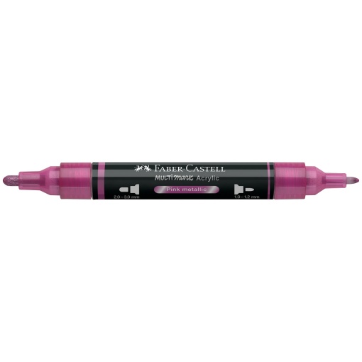 Faber-Castell Multimark acrylic marker, metallic pink, 290