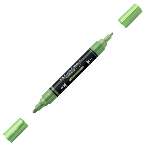 Marcador acrílico FABER-CASTELL Multimark verde seco metálico 298