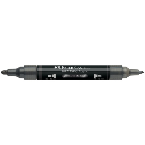 Faber-Castell Multimark acrylic marker, metallic gray, 297