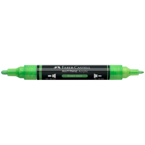 Faber-Castell Multimark fluorescent green acrylic marker 257