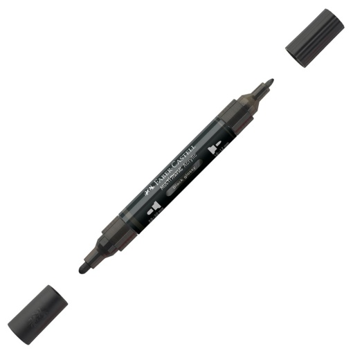 Marcador acrílico FABER-CASTELL Multimark preto brilhante 299