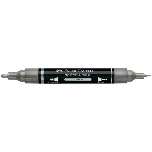 Faber-Castell Multimark acrylic marker, chrome finish, 551