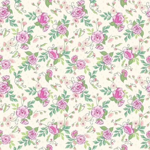 Tecido ANDOVER Fairy Tales Princess and the Pea Garden Lace Trim 1x1,12m 10248/L