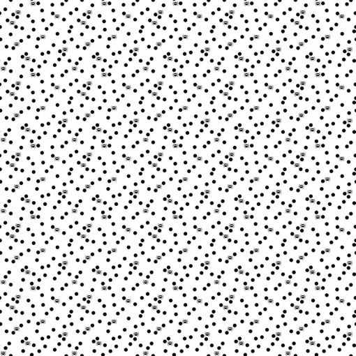 Tecido ANDOVER Ghostly Garden Spin and Spot White 1x1,12m 10200/L
