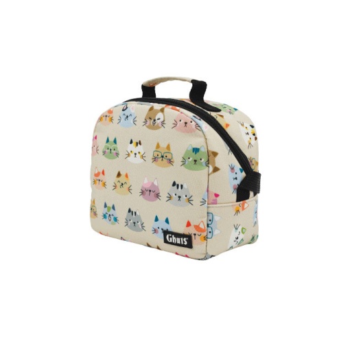 Lancheira térmica GHUTS Yummg Meow Mix 22x20x11cm