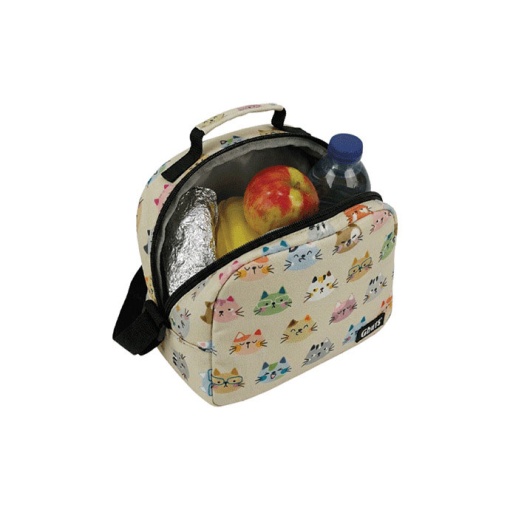 Lancheira térmica GHUTS Yummg Meow Mix 22x20x11cm