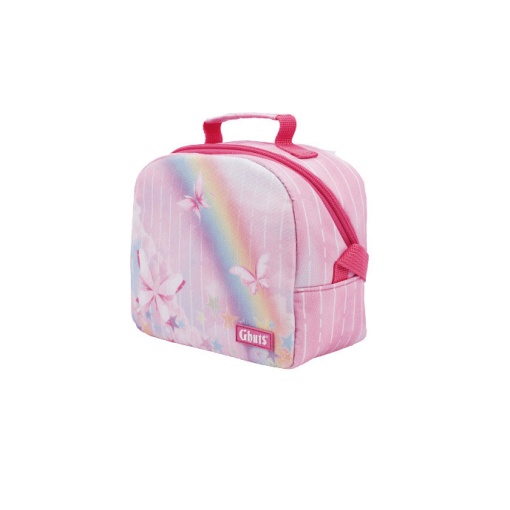 Lancheira térmica GHUTS Yummg Pink Rain 22x20x11cm