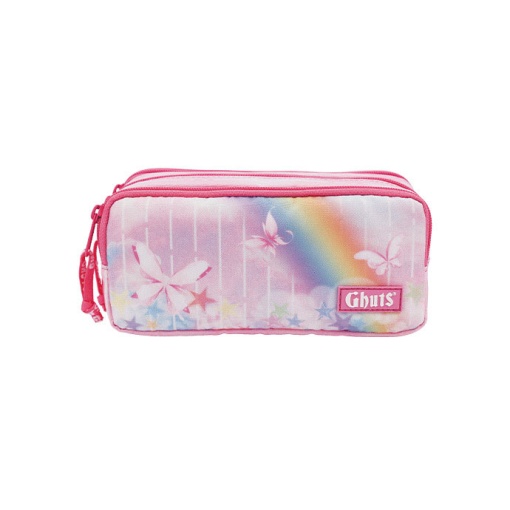 Estojo triplo GHUTS New Triple Pink Rain