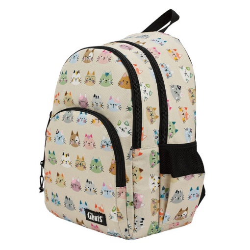 Mochila GHUTS King Meow Mix 31x43x17cm