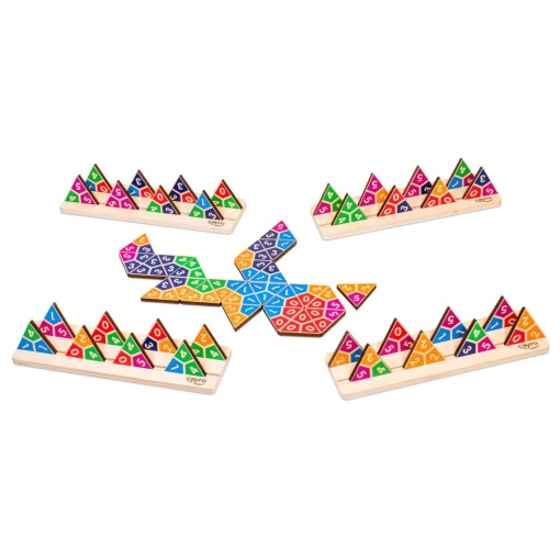 CAYRO triangular dominoes in metal box