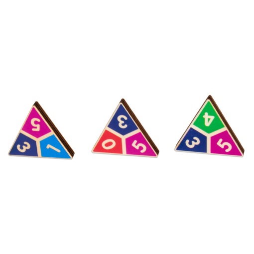 CAYRO triangular dominoes in metal box
