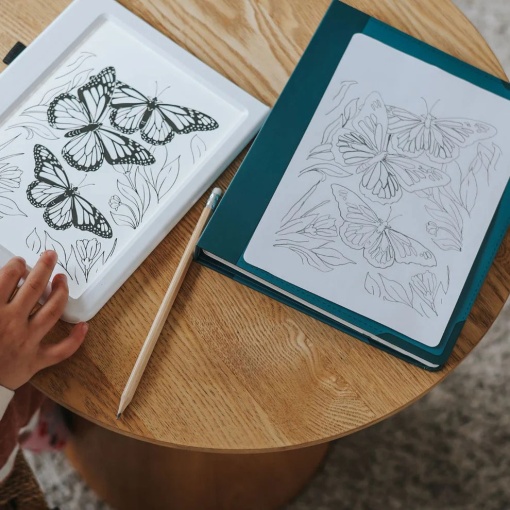 Tablero luminoso para pintar animales Kidywolf Kidydraw