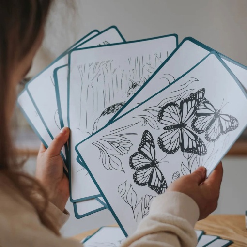 Tablero luminoso para pintar animales Kidywolf Kidydraw