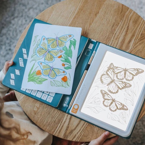 Tablero luminoso para pintar animales Kidywolf Kidydraw