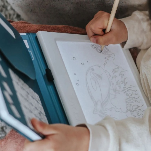 Tablero luminoso para pintar animales Kidywolf Kidydraw