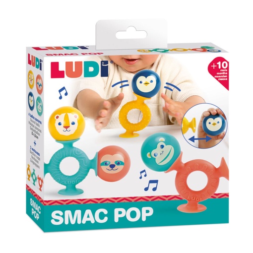 Bolas sonoras com ventosas LUDI