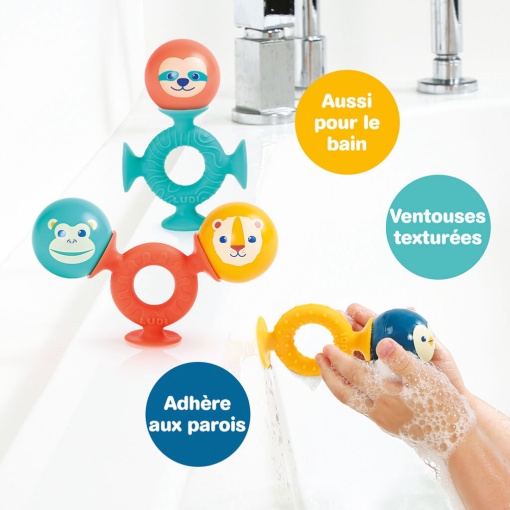 Bolas sonoras com ventosas LUDI