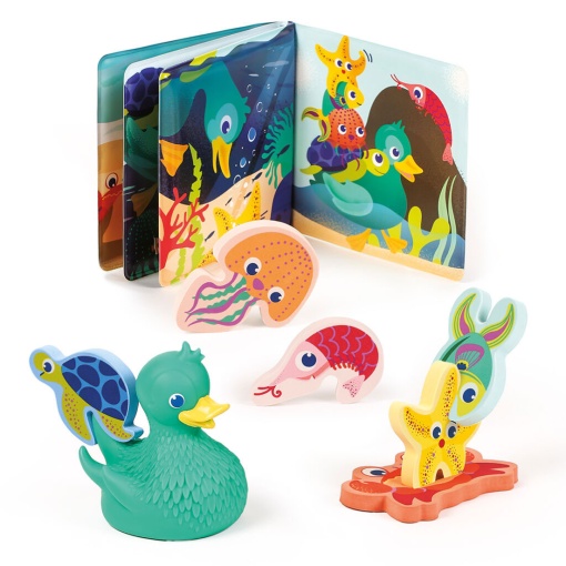 LIBRO DE BAÑO CON ANIMALES LUDI 40095
