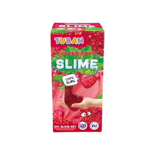 Kit slime morango TUBAN