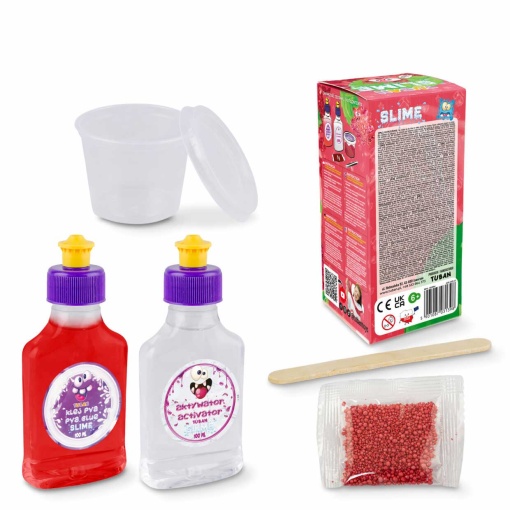 Kit slime morango TUBAN