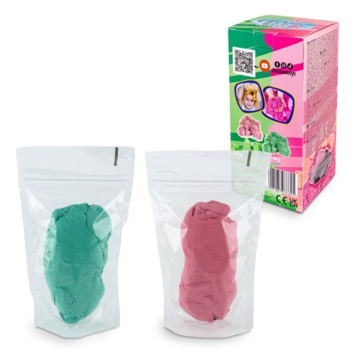 ARENA MÁGICA  TUBAN ROSA/VERDE 70G TU3789