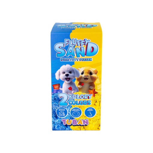 Areia mágica azul/amarelo TUBAN 70g