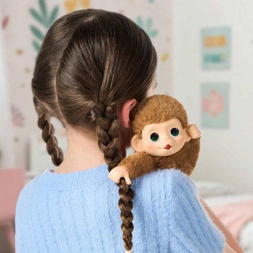 Little Live Pets - My Baby Monkey Minis MOOSE Pepi Peach
