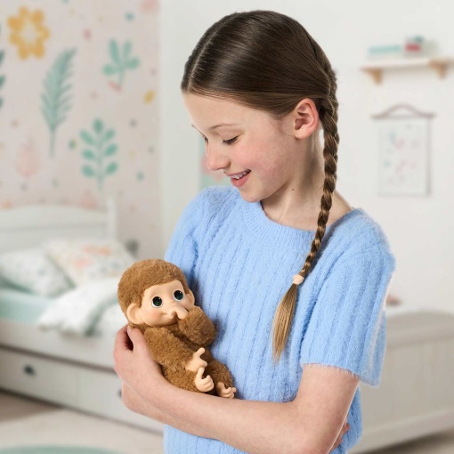 Little Live Pets - My Baby Monkey Minis MOOSE Pepi Peach
