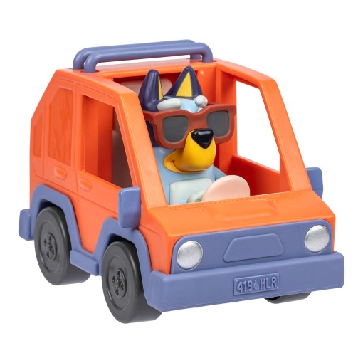 Bluey - 4x4 com Bluey figura + veículo MOOSE