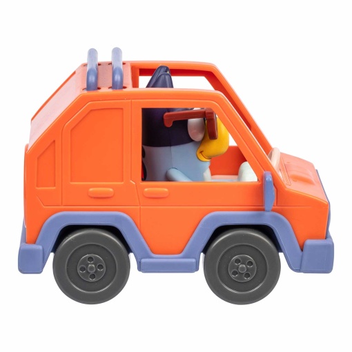 Bluey - 4x4 com Bluey figura + veículo MOOSE