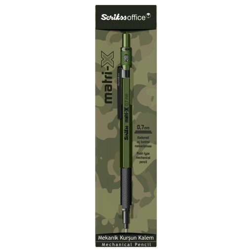 SCRIKSS Matri-X Classic 0.7 mm khaki mechanical pencil