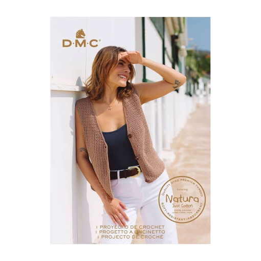Livro 1 projeto de crochet DMC Natura Just Cotton