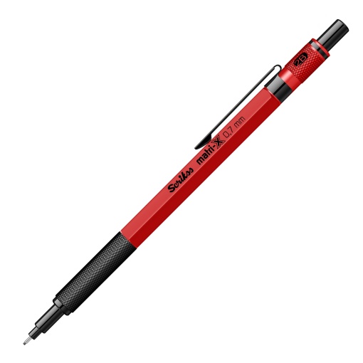 Lápiz mecánico rojo SCRIKSS Matri-X Classic de 0,7 mm