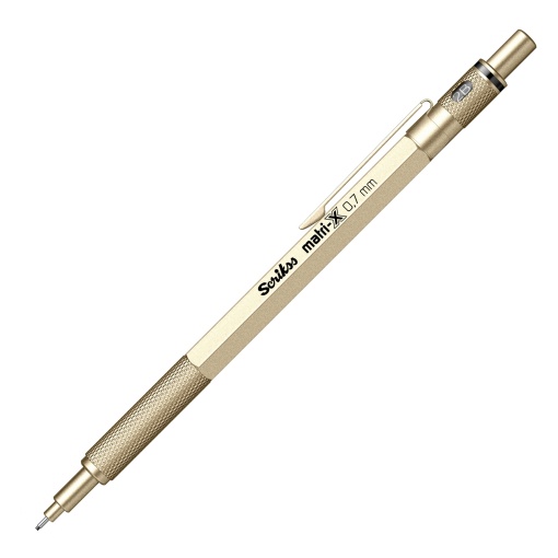 Lápiz mecánico SCRIKSS Matri-X Metallic de 0,7 mm color oro