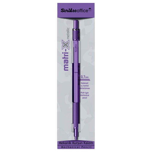 SCRIKSS Matri-X Metallic 0.7mm Purple Mechanical Pencil