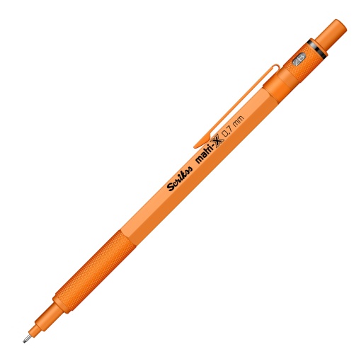 Lápiz mecánico SCRIKSS Matri-X mate de 0,7 mm, color naranja