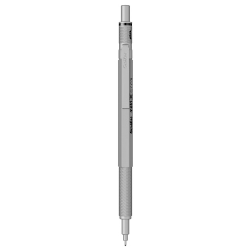 SCRIKSS Matri-X Matte 0.7mm Mechanical Pencil, Light Gray
