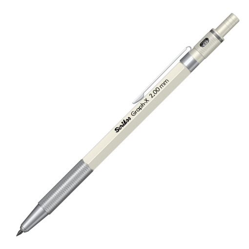 Lápiz mecánico blanco SCRIKSS Graph-X de 2 mm