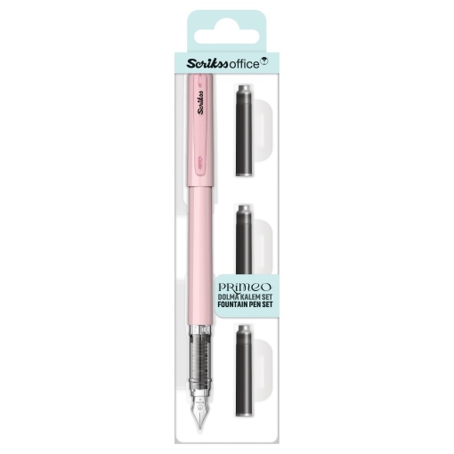Pluma estilográfica SCRIKSS Primeo Pink M