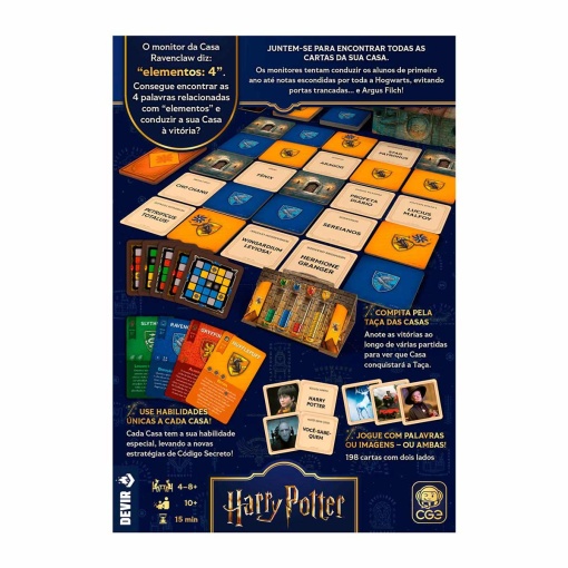 Código secreto: Regreso a Hogwarts DEVIR BGCOSEHPPT (versión en portugués)