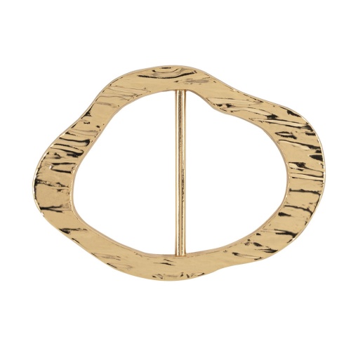 COSE gold-tone metal buckle with 40mm loop.
