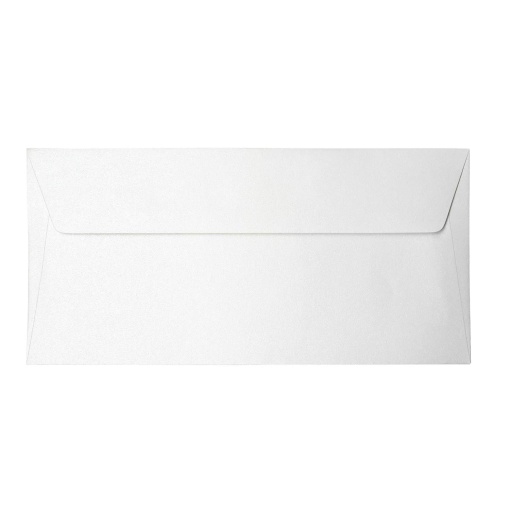 Envelope DL metalizado Simply Metallic branco 91 - 10 unidades