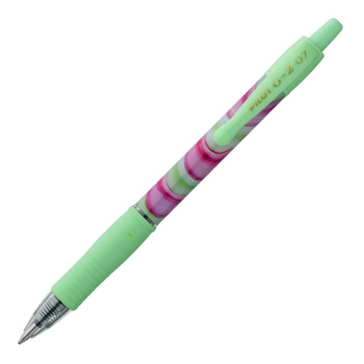 Bolígrafo de gel verde PILOT G-2 Flow edición limitada